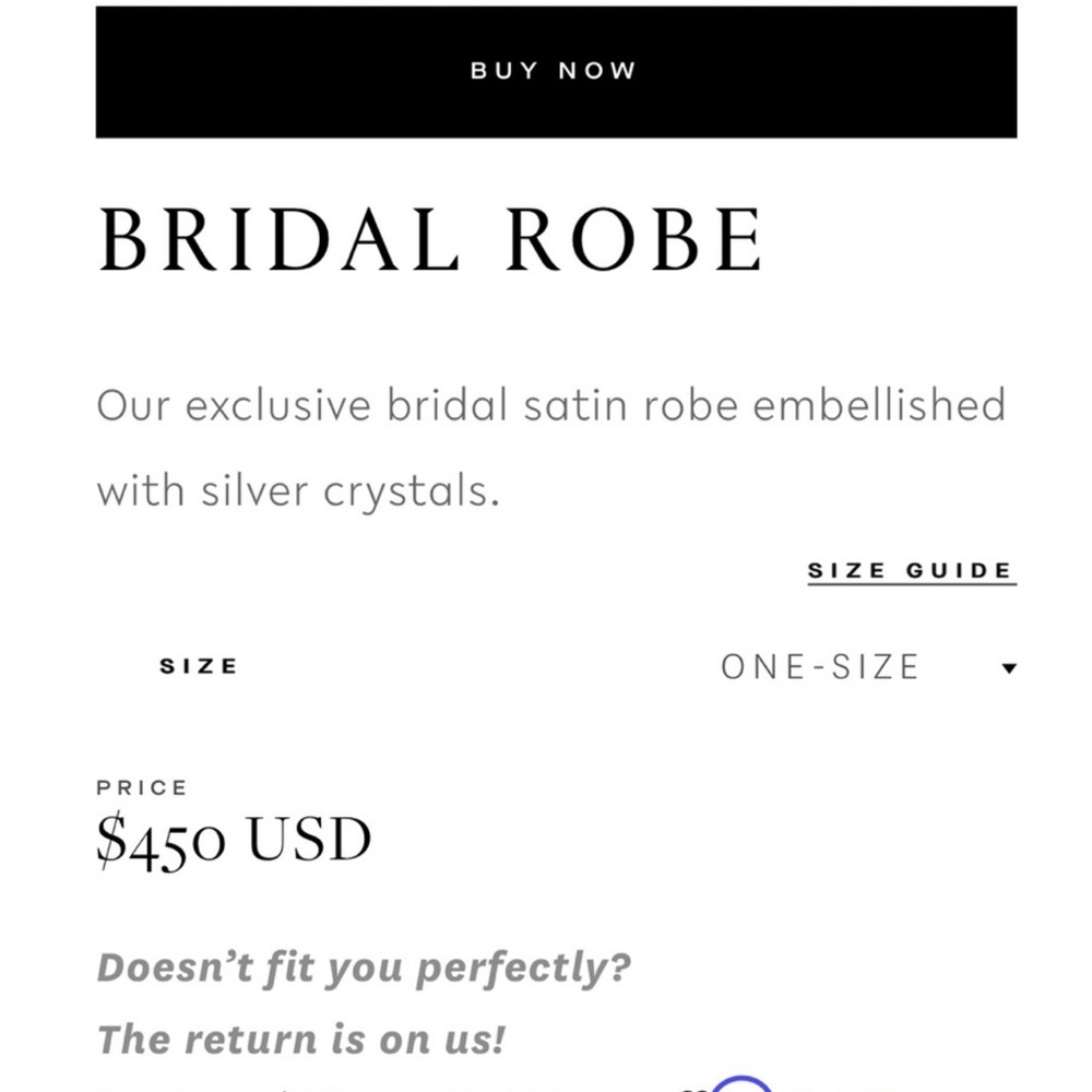 Ivory Bride Satin Robe - Picture 2 of 10